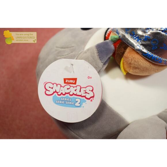Snackles 8" Shark and Sonic Plush - Picture 4 of 5